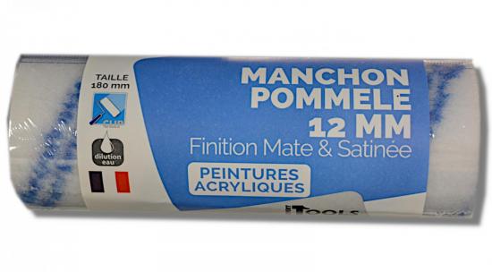 Agrandir - Manchon pommelé acrylique 12mm