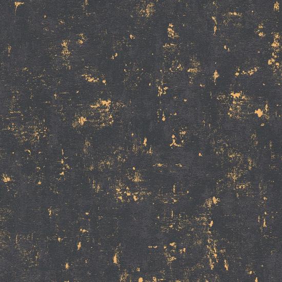 Agrandir - Papier peint effet crépis uni noir 2307-82_1