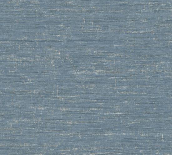 Agrandir - Papier peint uni bleu effet tissé 37857-6_1