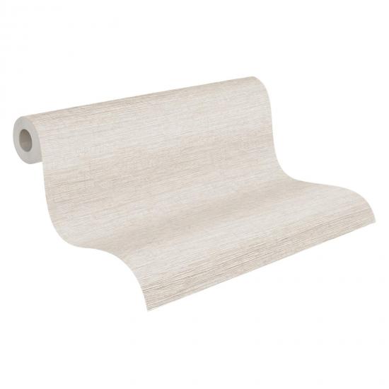 Agrandir - Papier peint beige effet tissé 37857-4_1