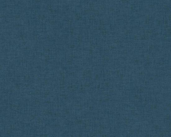 Agrandir - Papier peint uni bleu foncé effet tissé 37431-5_1